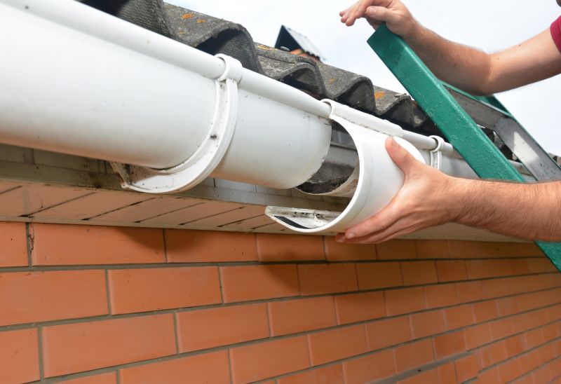Plastic Downspout Installation